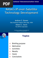 NASA's IP-over-Satellite Technology Development