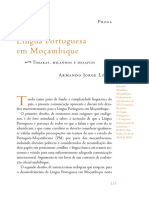 Revista Brasileira 74 - PROSA_Lingua Portuguesa Em Mocambique