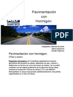 Pavimentacion Hormigón