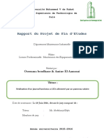 Rapport de Fin D'etude Etude Conception D'un Journal Lumineux