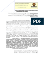 As Relaçoes de Trabalho Na Sociedade Liquido Moderna