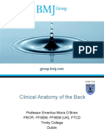 Clinical Anatomy of The Back BMJ