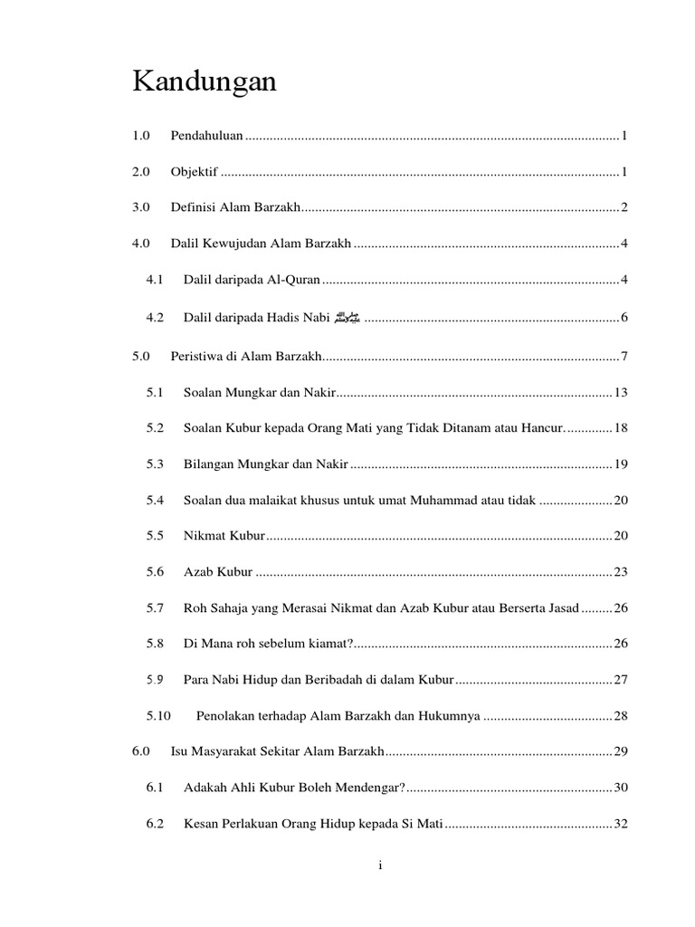 Alam Barzakh Dan Isu Masyarakat Sekitarnya Pdf