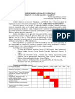 PROIECTUL EDUCAȚIONAL INTERJUDEȚEAN