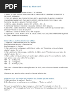 Resumo De dicas Editorias para Word