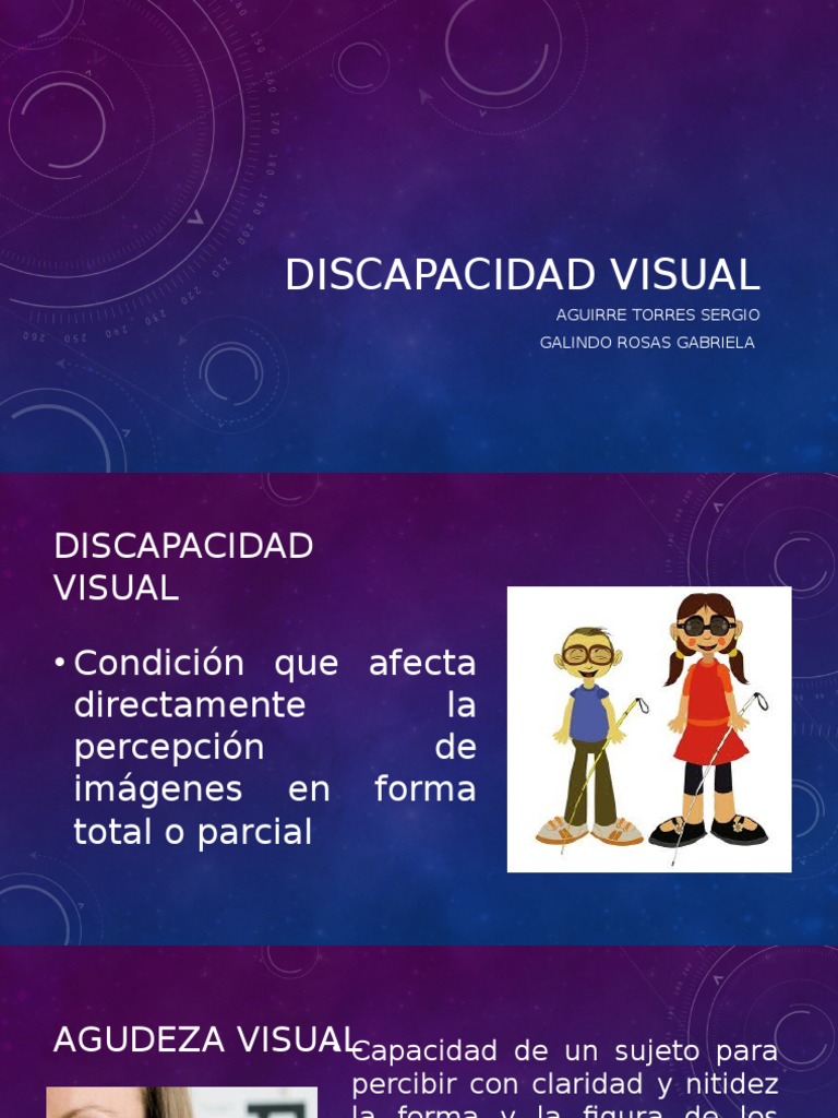 Tipos y causas de discapacidad visual | PDF | Percepción visual ...