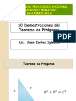  Demostraciones Del Teorema de Pitagoras