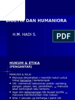 Bioetik Humaniora