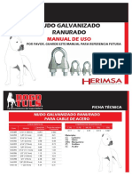 Hoja de Datos-Perros o Nudo para Cable de Acero.