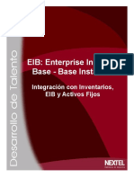 EIB Integración Con Inventario - EIB - Activo Fijo