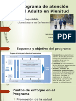 Programa de Atención Del Adulto en Plenitud