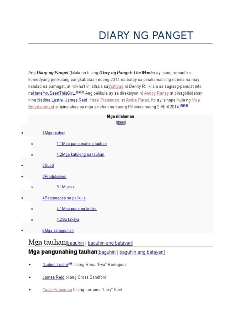 Diary NG Panget6 | PDF, image size:768x1024