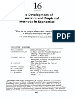 16 History of Economic Thought Econometrics by Harry Landreth (Author), David C. Colander (Author)