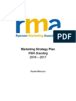 Rma Marketing Strategy Plan