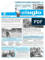 Edición Impresa El Siglo 08-06-2016