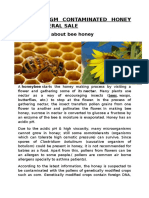 EU Bans GM Contaminated Honey Sales