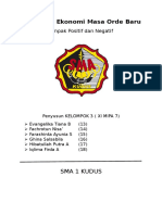 Makalah Kebijakan Ekonomi Masa Orde Baru