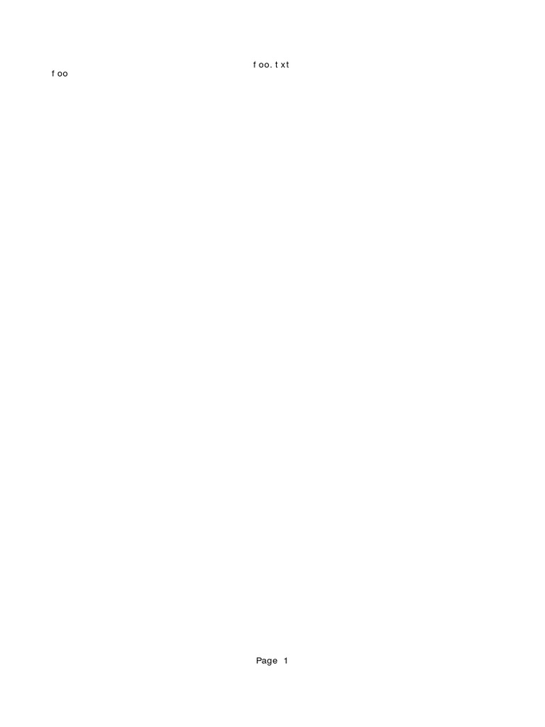 Foo - TXT Foo | PDF