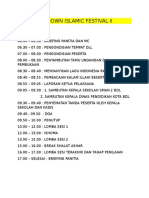 Rundown Islamic Festival II