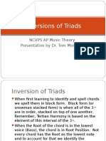 Inversions of Triads