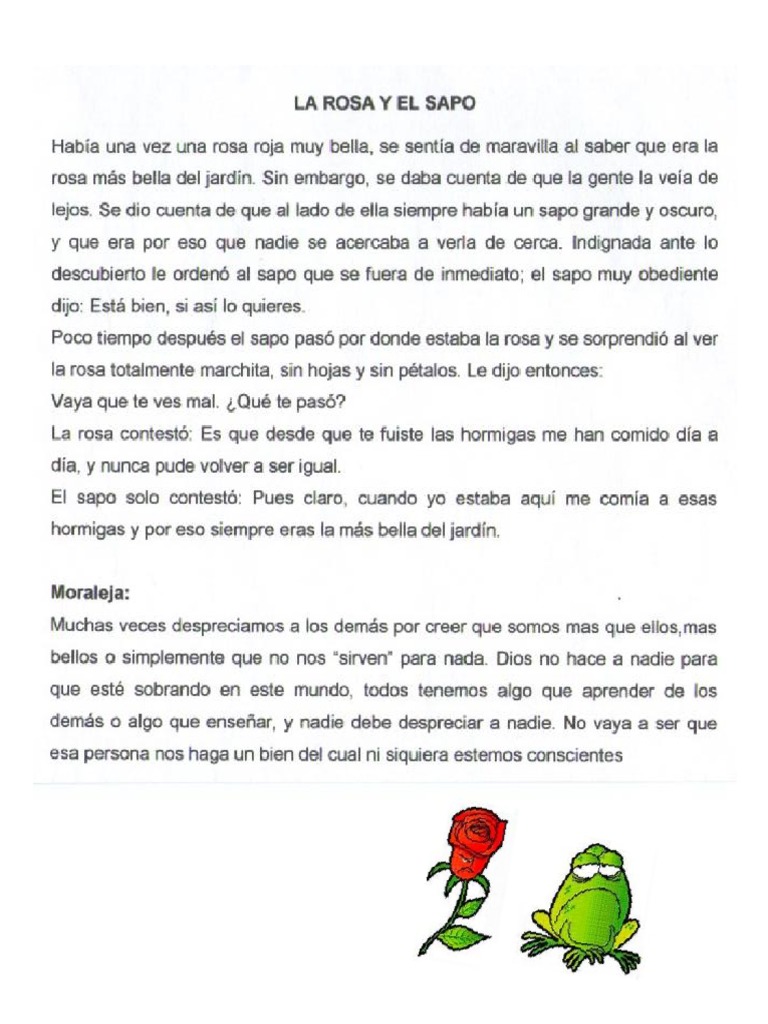 LA ROSA Y EL SAPO