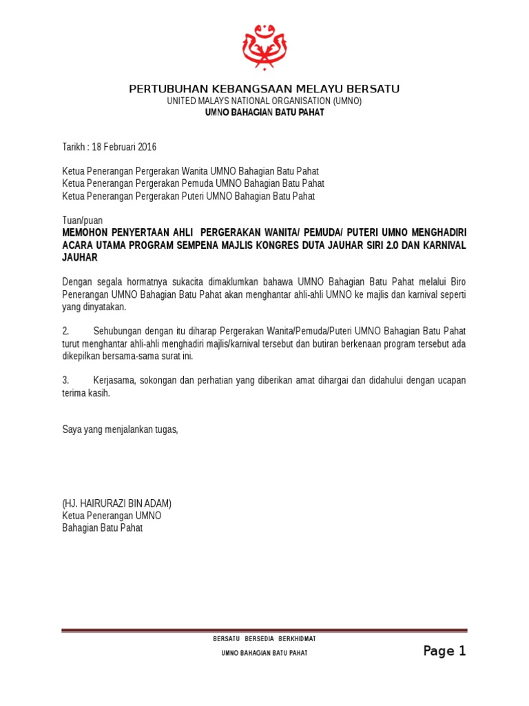 Pertubuhan Kebangsaan Melayu Bersatu Pdf