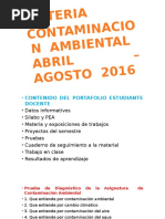 Contaminación Ambiental
