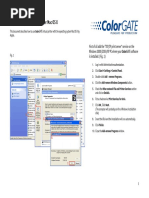 ColorGATE Virtual Printer Under Mac OS X