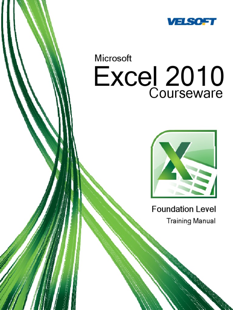 Excel 2010 - Training Manual LearnIT PDF | PDF | Microsoft Excel ...