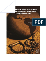 BELO - O Pensamento Pós e Descolonial No Novo Constitucionalismo Latino Americano