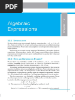 Algebraic Expressions