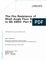 SCI Pub P126 - The Fire Resistance of Shelf Angle Floor Beams To BS5950 Part 8 PDF