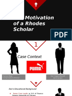 The Motivation of A Rhodes Scholar