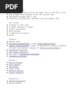 Movies Data | PDF | Metro Goldwyn Mayer | Warner Bros.