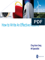 How to Write an Effective Resume by Geh r Specialist