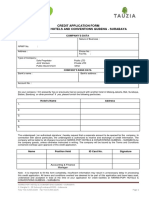 Contoh Credit Application Form Harris Hotel