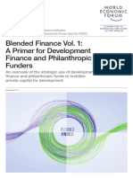 WEF Blended Finance A Primer Development Finance Philanthropic Funders Report 2015