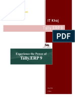 Tally - Erp9 Hindi Notes