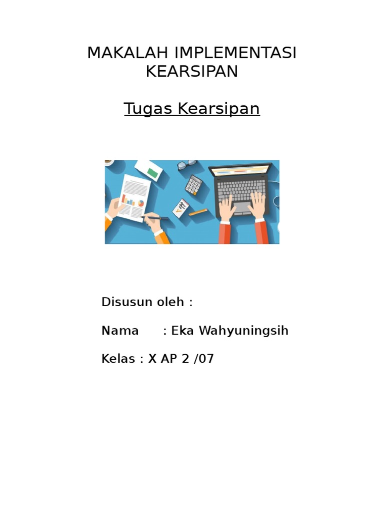 Makalah Implementasi Kearsipan