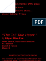 Trystan Shania Amar Tomourro - Short Story Slide Show - The Tell Tale Heart