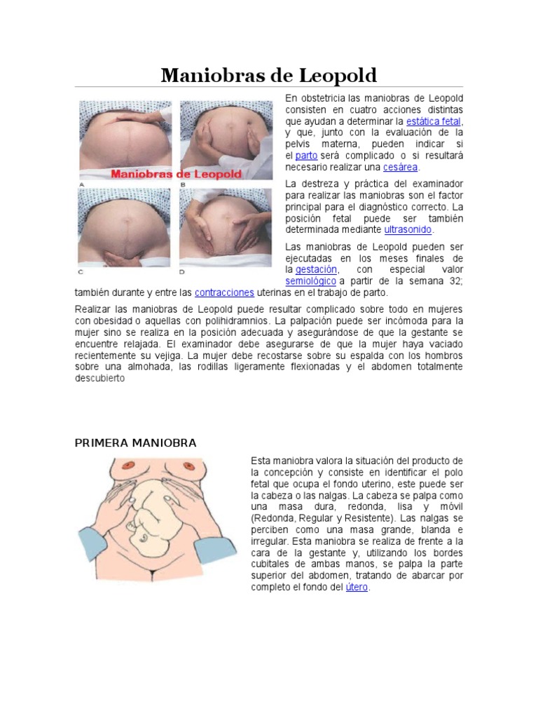 Maniobras de Leopold.docx Salud maternal Reproducción