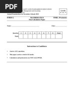 Annual Examinations Form 2mathematics