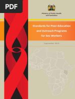 Standards for Peer Education and Outreach Program for Sex Workers