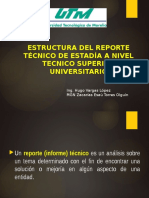 Induccion Reporte Tecnico Tsu 2016