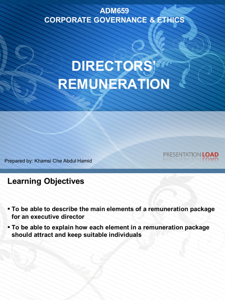 Remuneration for board of directors picture