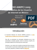 Estudio de Hábitos del internauta mexicano 2009