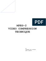 Mpeg-2 Video Compression Technique Report
