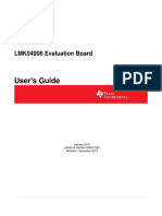 Texas Instruments VCO LMK04906 Evaluation Board User's Guide Snau126a