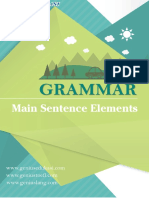Main Sentence Elements Menurut Grammar Bahasa Inggris