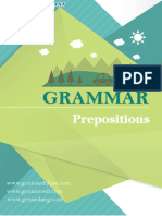 Prepositions Menurut Grammar Bahasa Inggris